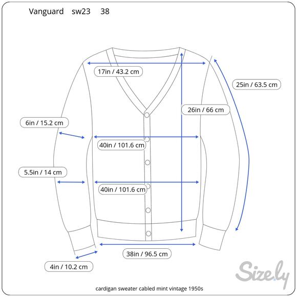 cardigan sweater cabled mint green vintage 1950s - Picture 2 of 10